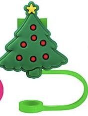 Christmas Straw Toppers